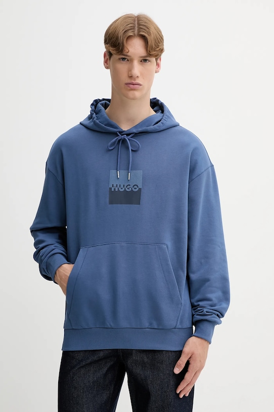 Хлопковая толстовка Hugo, синий
Хлопковая толстовка Hugo, синий