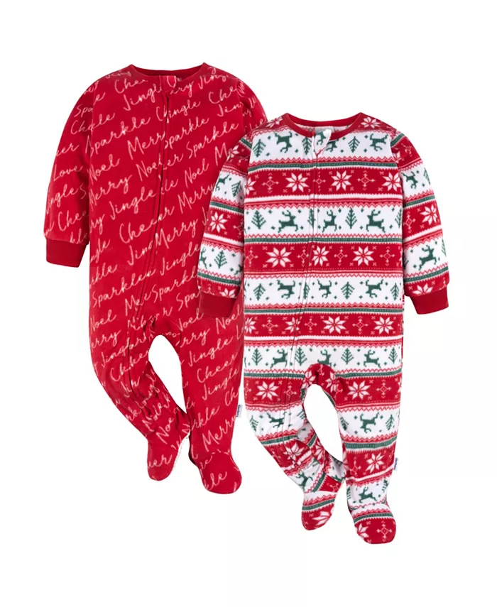 Детские комбинезоны-пижамы с ножками для мальчиков, 2 шт Gerber, красный
Детские комбинезоны-пижамы с ножками для мальчиков, 2 шт Gerber, красный