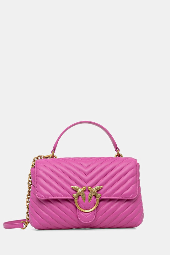 Кожаная сумка Pinko, розовый
Кожаная сумка Pinko, розовый