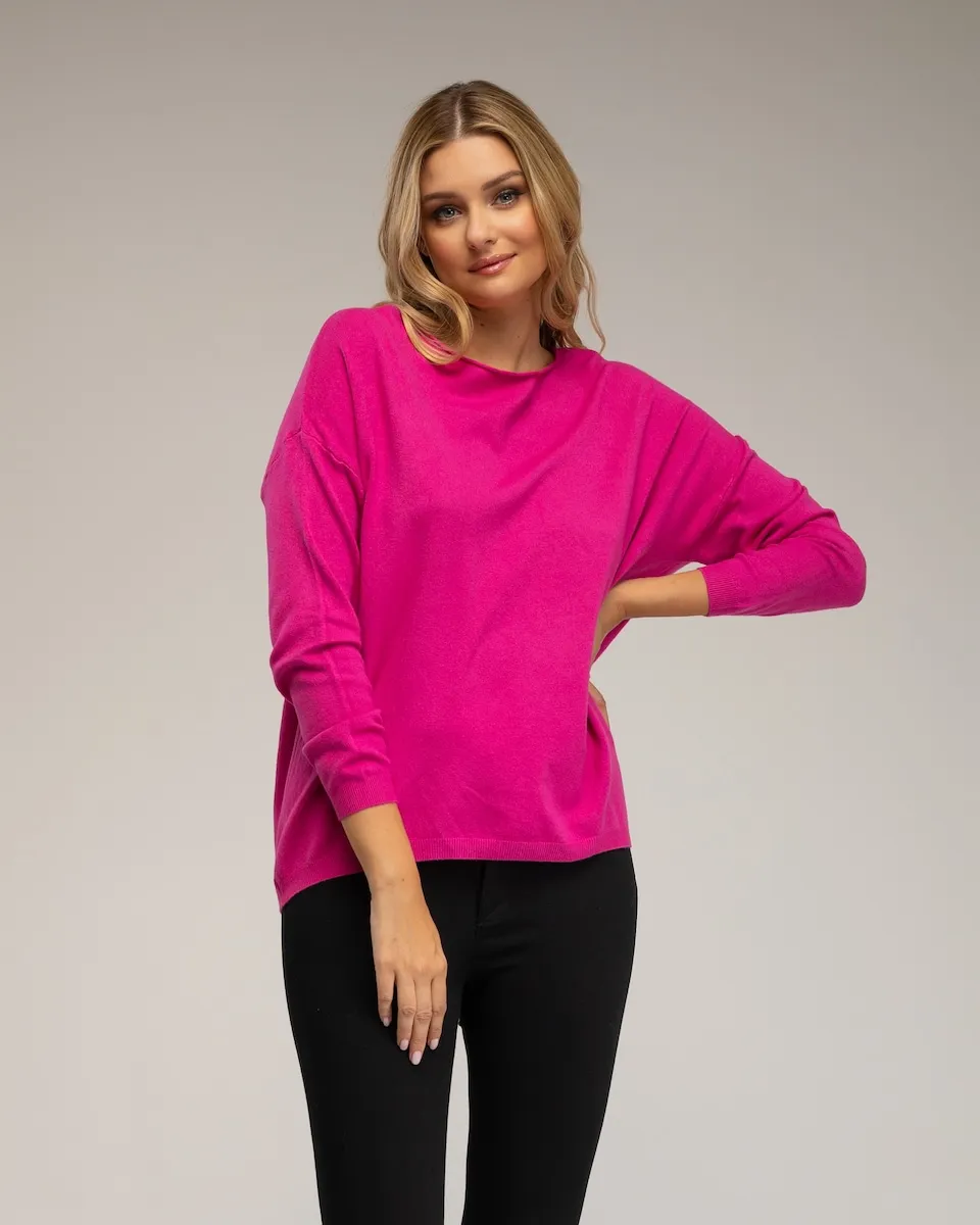 Женский трикотажный свитер с круглым вырезом Tantra, розовый
Женский трикотажный свитер с круглым вырезом Tantra, розовый