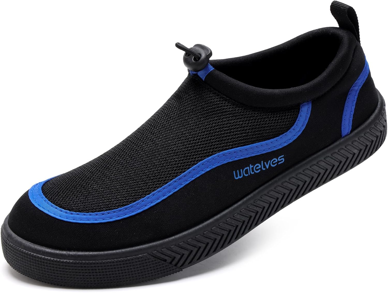 Водные туфли WateLves для мужчин и женщин - быстросохнущие повседневные водные кроссовки с отверстиями для слива, легкие, противоскользящие для водных активностей на открытом воздухе, черный/синий
Водные туфли WateLves для мужчин и женщин - быстросохнущие повседневные водные кроссовки с отверстиями для слива, легкие, противоскользящие для водных активностей на открытом воздухе, черный/синий