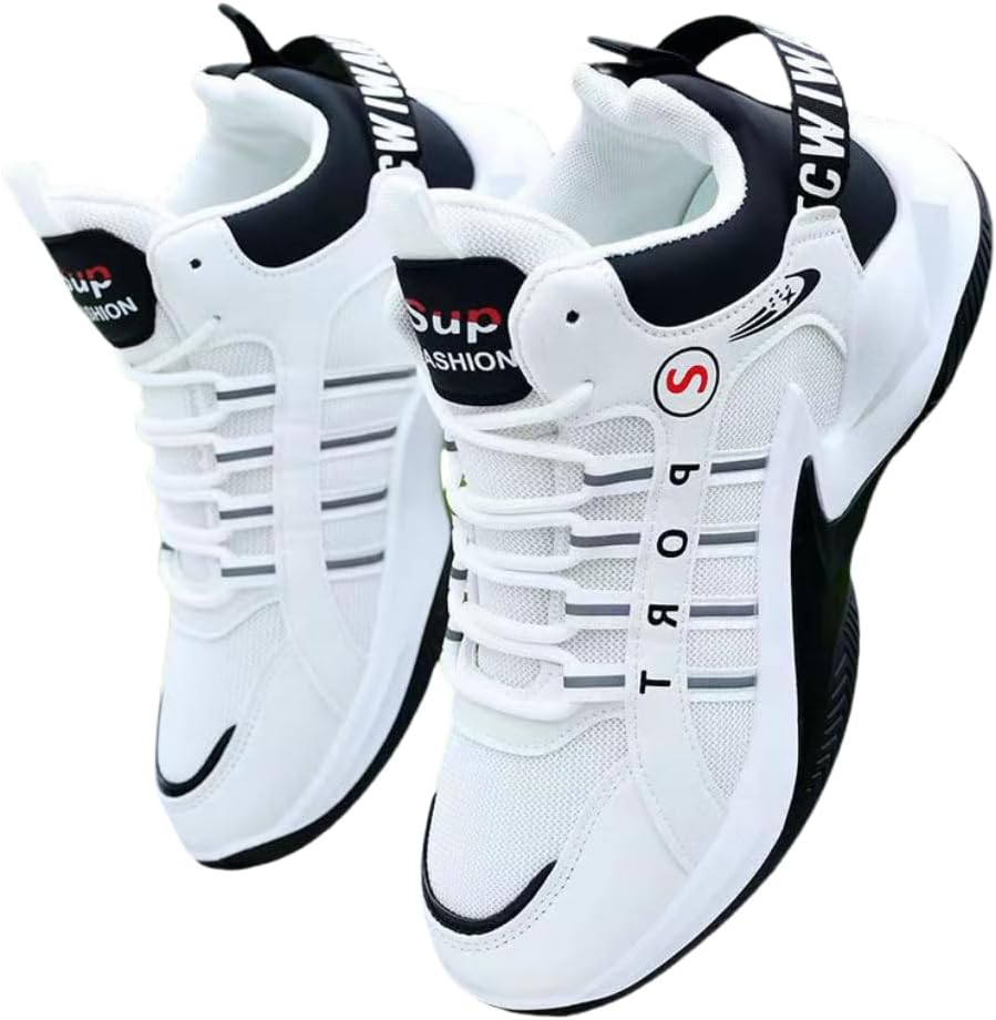 Мужские кроссовки Hhhchpm с шнуровкой, спортивная обувь, поглощающая удары и дышащая обувь для бега, баскетбола и тренировок в зале, белый/черный
Мужские кроссовки Hhhchpm с шнуровкой, спортивная обувь, поглощающая удары и дышащая обувь для бега, баскетбола и тренировок в зале, белый/черный