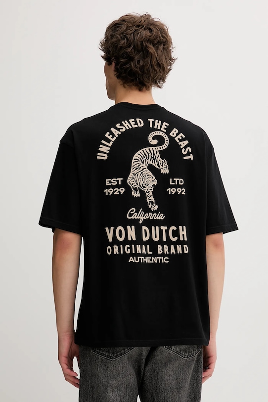 Хлопковая футболка Von Dutch, черный
Хлопковая футболка Von Dutch, черный