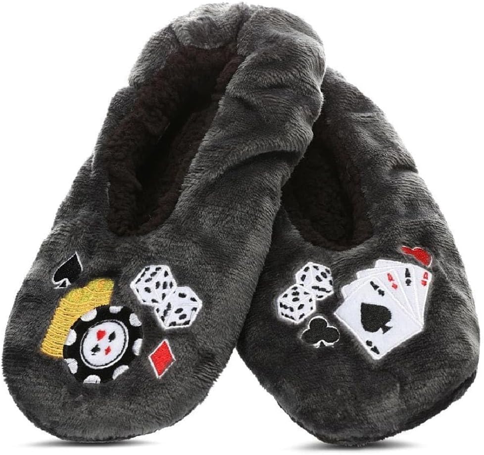 Мужские тапочки MeMoi с подкладкой из шерпы для казино, серый
Мужские тапочки MeMoi с подкладкой из шерпы для казино, серый