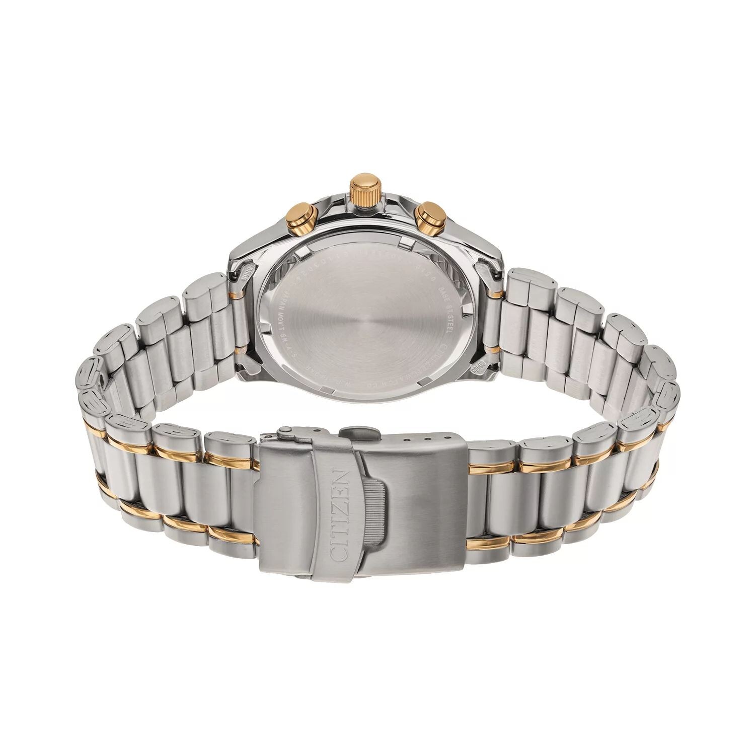 Мужские двухцветные часы-хронограф из нержавеющей стали - AN3394-59L Citizen 
Мужские двухцветные часы-хронограф из нержавеющей стали - AN3394-59L Citizen