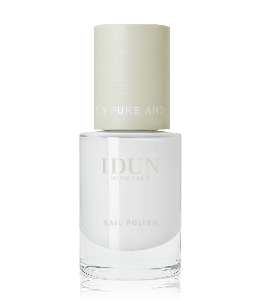 Лак для ногтей IDUN Minerals Nail Polish, Månsten Classic White, 11 ml 
Лак для ногтей IDUN Minerals Nail Polish, Månsten Classic White, 11 ml