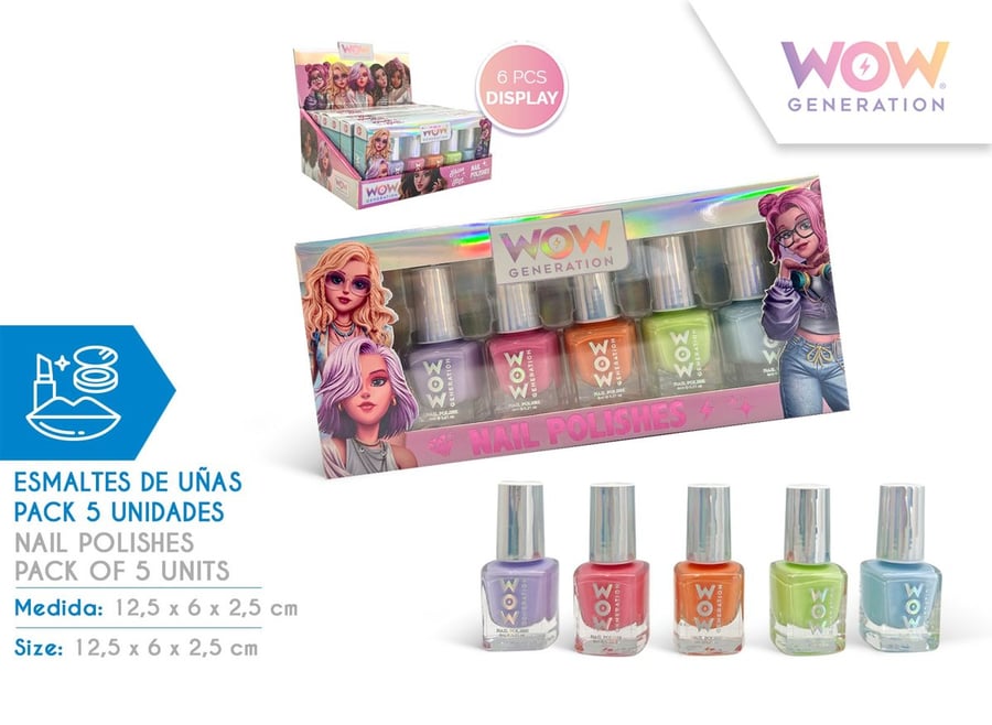 Набор пастельных лаков для ногтей, 5 шт. Inna marka
Набор пастельных лаков для ногтей, 5 шт. Inna marka