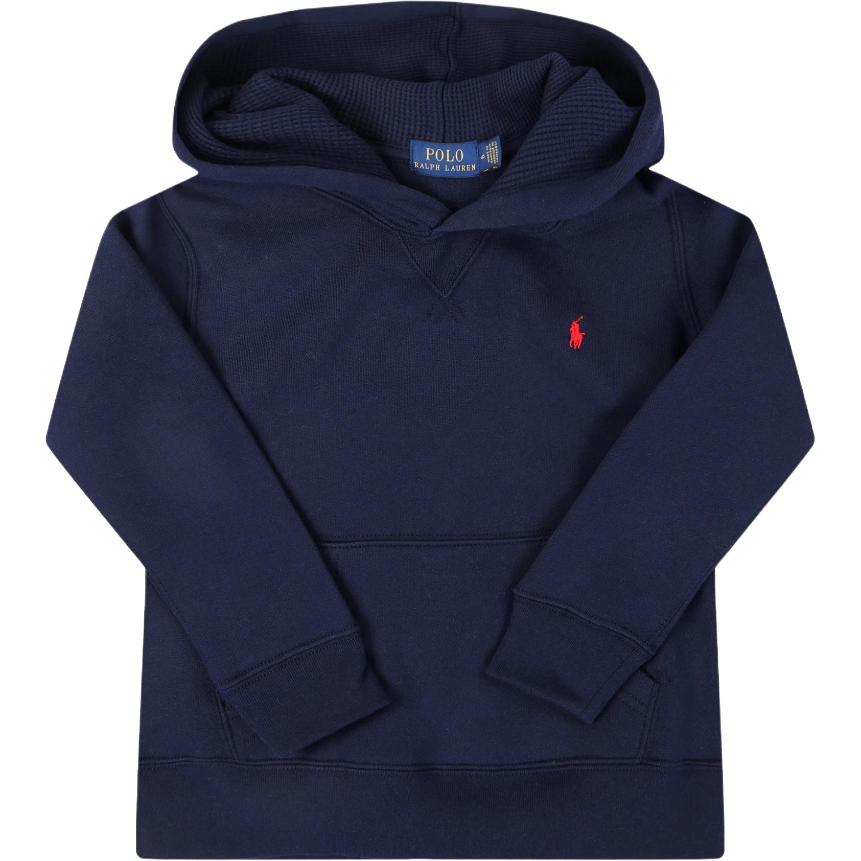 Polo Ralph Lauren Детская темно-синяя толстовка
Polo Ralph Lauren Детская темно-синяя толстовка