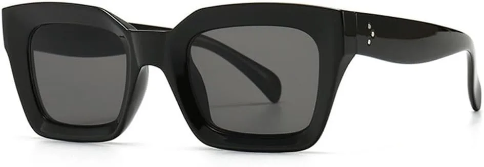 Модные солнцезащитные очки «кошачий глаз» для женщин, ретро-квадратные, сине-фиолетовые, женские солнцезащитные очки с защитой от УФ-излучения UV400 MTZJH, Black Gray
Модные солнцезащитные очки «кошачий глаз» для женщин, ретро-квадратные, сине-фиолетовые, женские солнцезащитные очки с защитой от УФ-излучения UV400 MTZJH, Black Gray