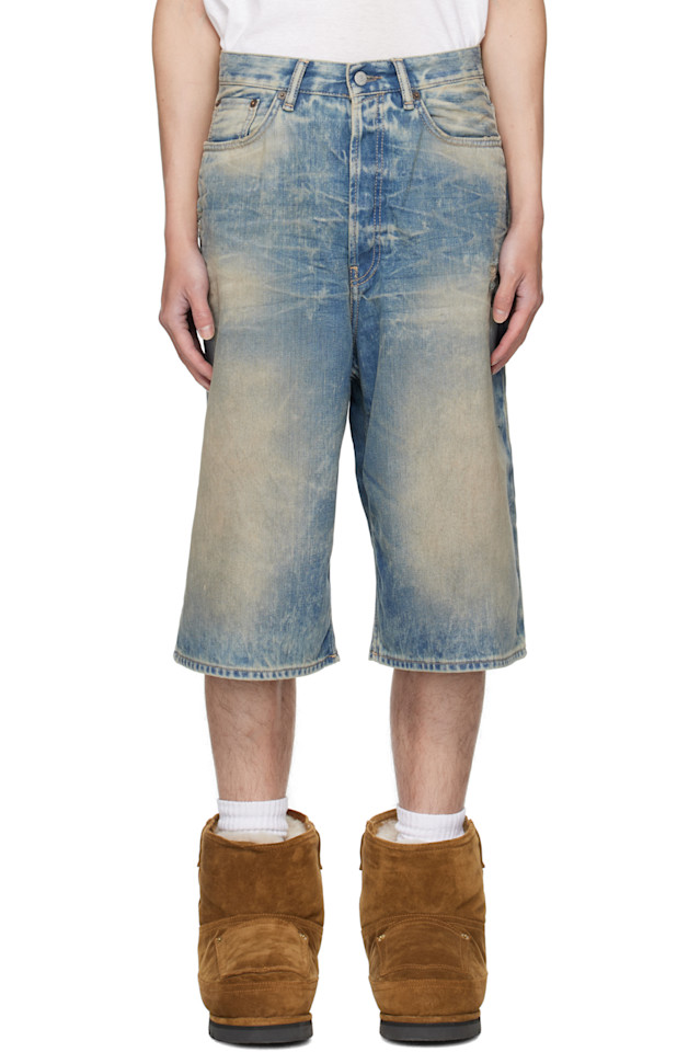 Acne Studios Синие свободные джинсовые шорты
Acne Studios Синие свободные джинсовые шорты