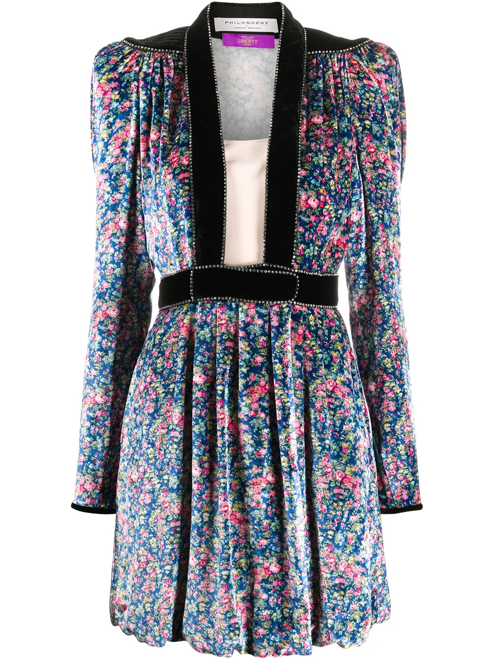 Бархатное платье мини Wildflowers Philosophy Di Lorenzo Serafini, синий
Бархатное платье мини Wildflowers Philosophy Di Lorenzo Serafini, синий