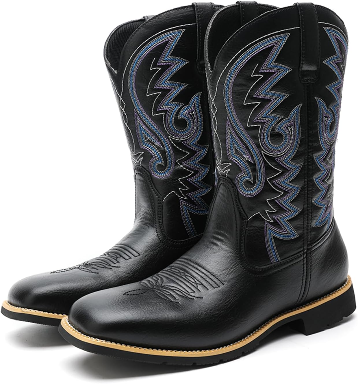 Мужские вестерн-сапоги Abborora, мужские сапоги с классической вышивкой, сапоги на носке квадратной формы, кантри-сапоги, сапоги для мужчин, черный
Мужские вестерн-сапоги Abborora, мужские сапоги с классической вышивкой, сапоги на носке квадратной формы, кантри-сапоги, сапоги для мужчин, черный