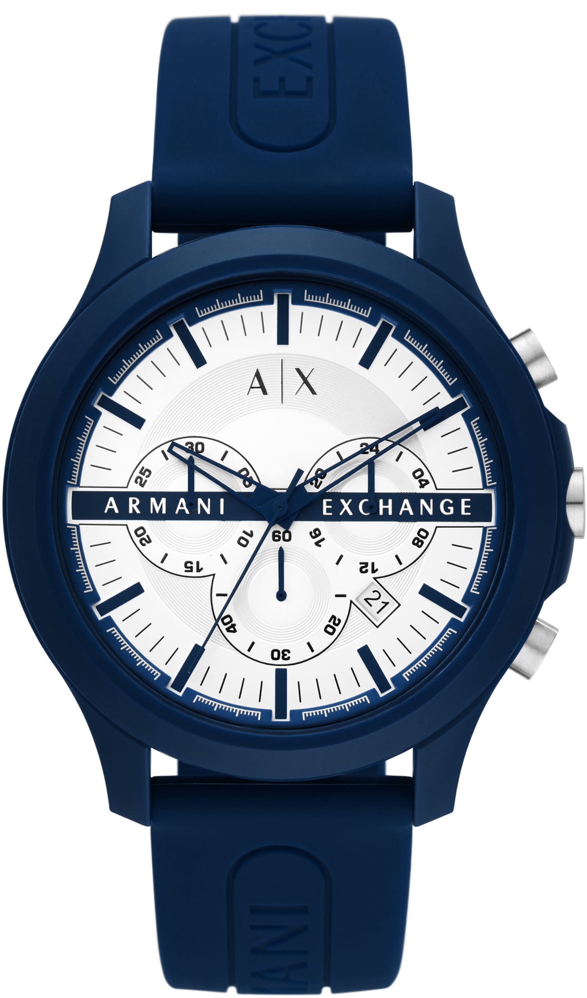 ARMANI EXCHANGE Аналоговые часы в темно-синем цвете
ARMANI EXCHANGE Аналоговые часы в темно-синем цвете