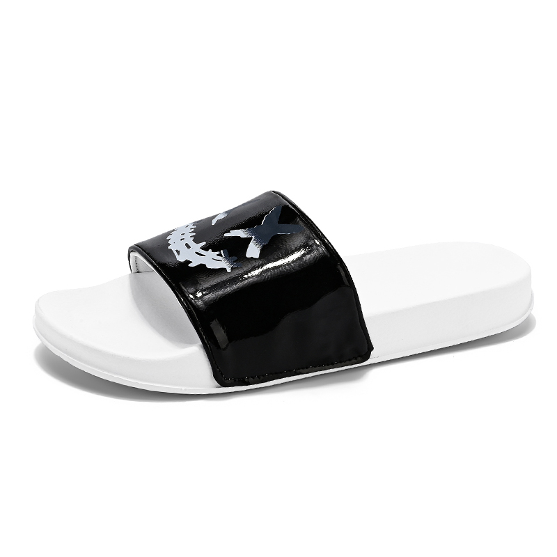 King Jinmai Скользостойкие резиновые подошвы против запаха износостойкие быстросохнущие амортизирующие шлепанцы мужские черно-белые зеркальное покрытие, цвет Black White Mirror Finish
King Jinmai Скользостойкие резиновые подошвы против запаха износостойкие быстросохнущие амортизирующие шлепанцы мужские черно-белые зеркальное покрытие, цвет Black White Mirror Finish