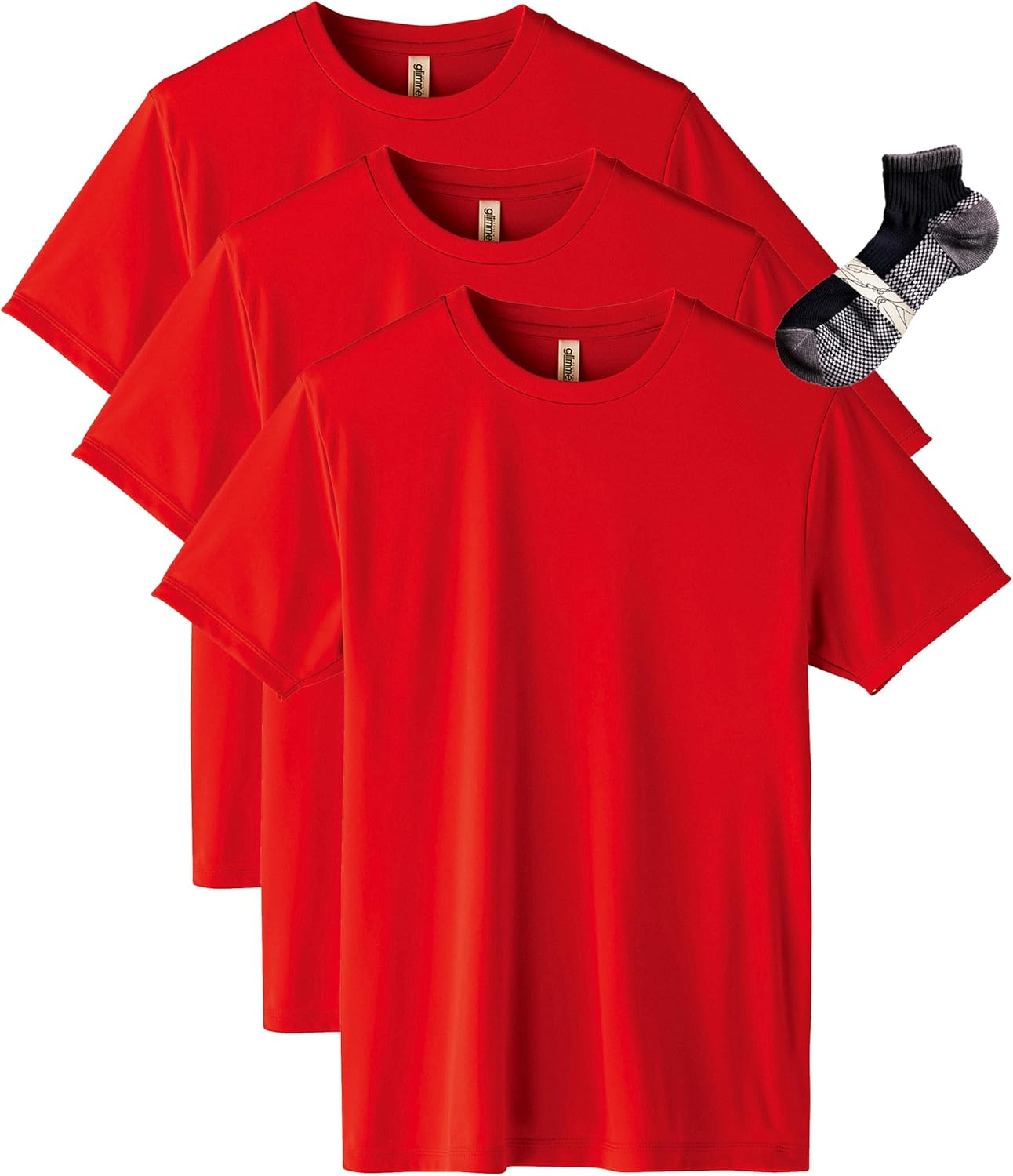 Футболка с коротким рукавом Glimmer 00350-AIT из трикотажа Interlock Dry плотностью 3,5 унции, с круглым вырезом, красный
Футболка с коротким рукавом Glimmer 00350-AIT из трикотажа Interlock Dry плотностью 3,5 унции, с круглым вырезом, красный