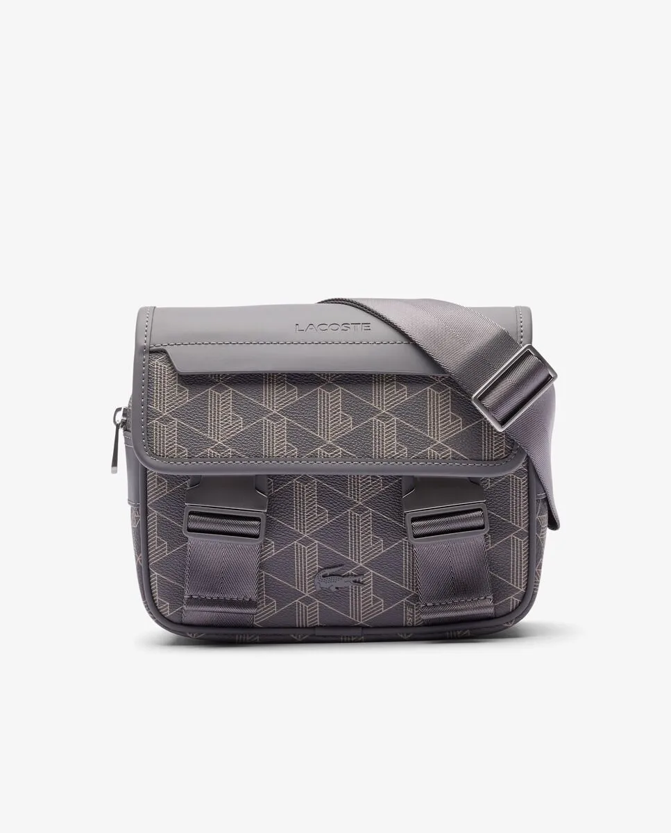 Мужская сумка-мессенджер The Blend из монохромного замша кастлрок с кожаными шнурками Lacoste, темно-серый
Мужская сумка-мессенджер The Blend из монохромного замша кастлрок с кожаными шнурками Lacoste, темно-серый