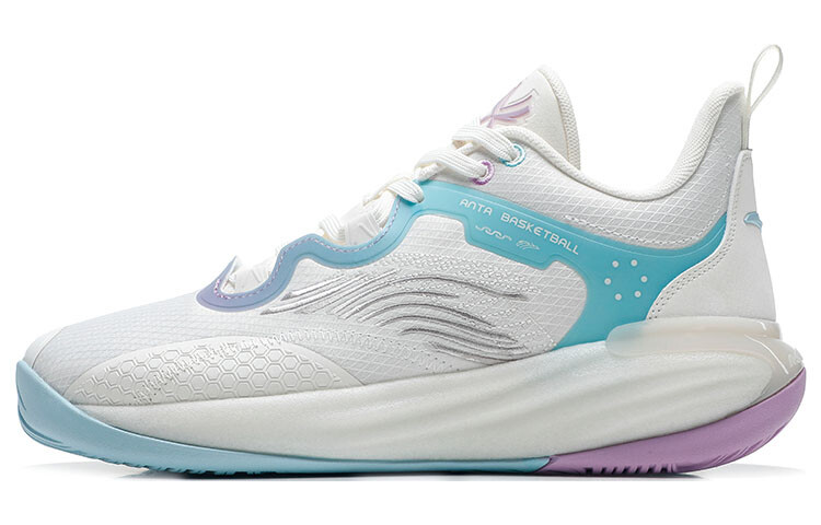 Баскетбольные кроссовки мужские с низким верхом цвета слоновой кости/ярко-фиолетового/голубого цвета Anta
Баскетбольные кроссовки мужские с низким верхом цвета слоновой кости/ярко-фиолетового/голубого цвета Anta