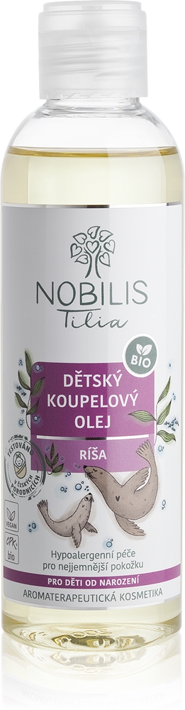 Масло для ванн Kids' Care řiša для детей с рождения Nobilis Tilia, 200 мл
Масло для ванн Kids' Care řiša для детей с рождения Nobilis Tilia, 200 мл