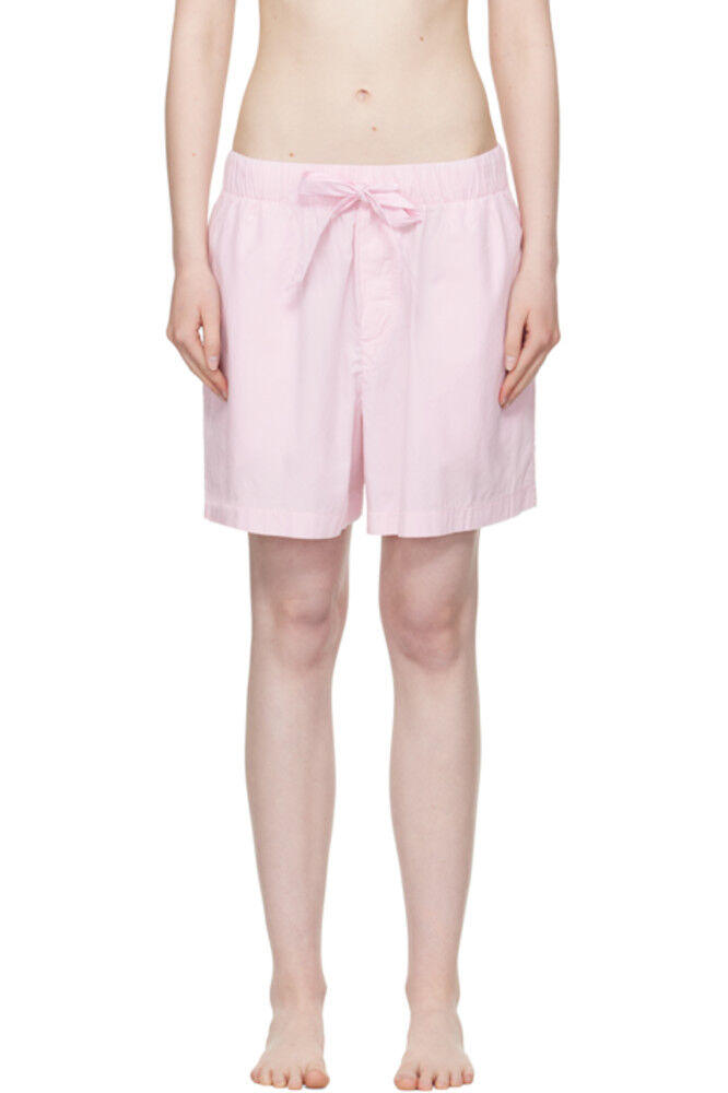 Розовые поплиновые пижамные шорты Tekla
Розовые поплиновые пижамные шорты Tekla