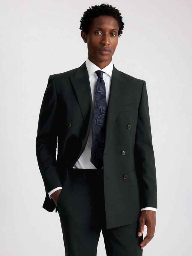 Двубортный приталенный пиджак из шерстяной смеси Moss, Blue
Двубортный приталенный пиджак из шерстяной смеси Moss, Blue