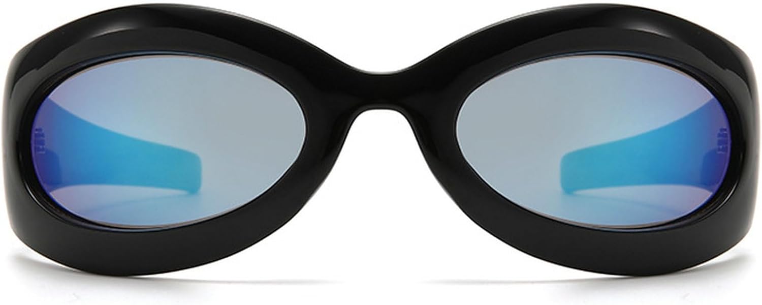 Винтажные овальные солнцезащитные очки «кошачий глаз» в стиле Y2K для женщин и мужчин, роскошные панк-очки с обтекаемой формой, защита от УФ-излучения UV400, спортивные очки унисекс N48 mincl, Black Blue
Винтажные овальные солнцезащитные очки «кошачий глаз» в стиле Y2K для женщин и мужчин, роскошные панк-очки с обтекаемой формой, защита от УФ-излучения UV400, спортивные очки унисекс N48 mincl, Black Blue