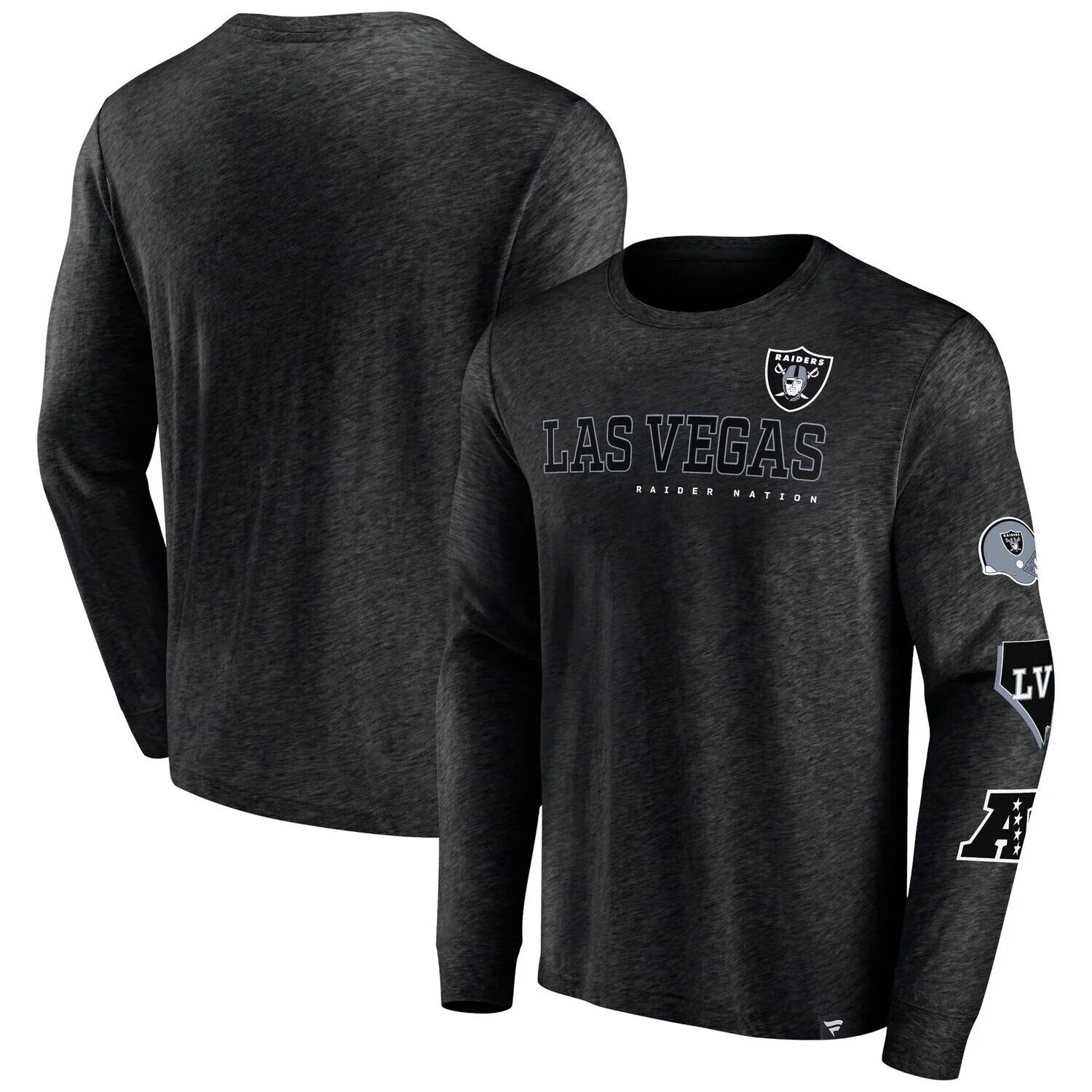 Мужская футболка Fanatics с логотипом Heather Black Las Vegas Raiders High Whip Pitcher с длинными рукавами
Мужская футболка Fanatics с логотипом Heather Black Las Vegas Raiders High Whip Pitcher с длинными рукавами