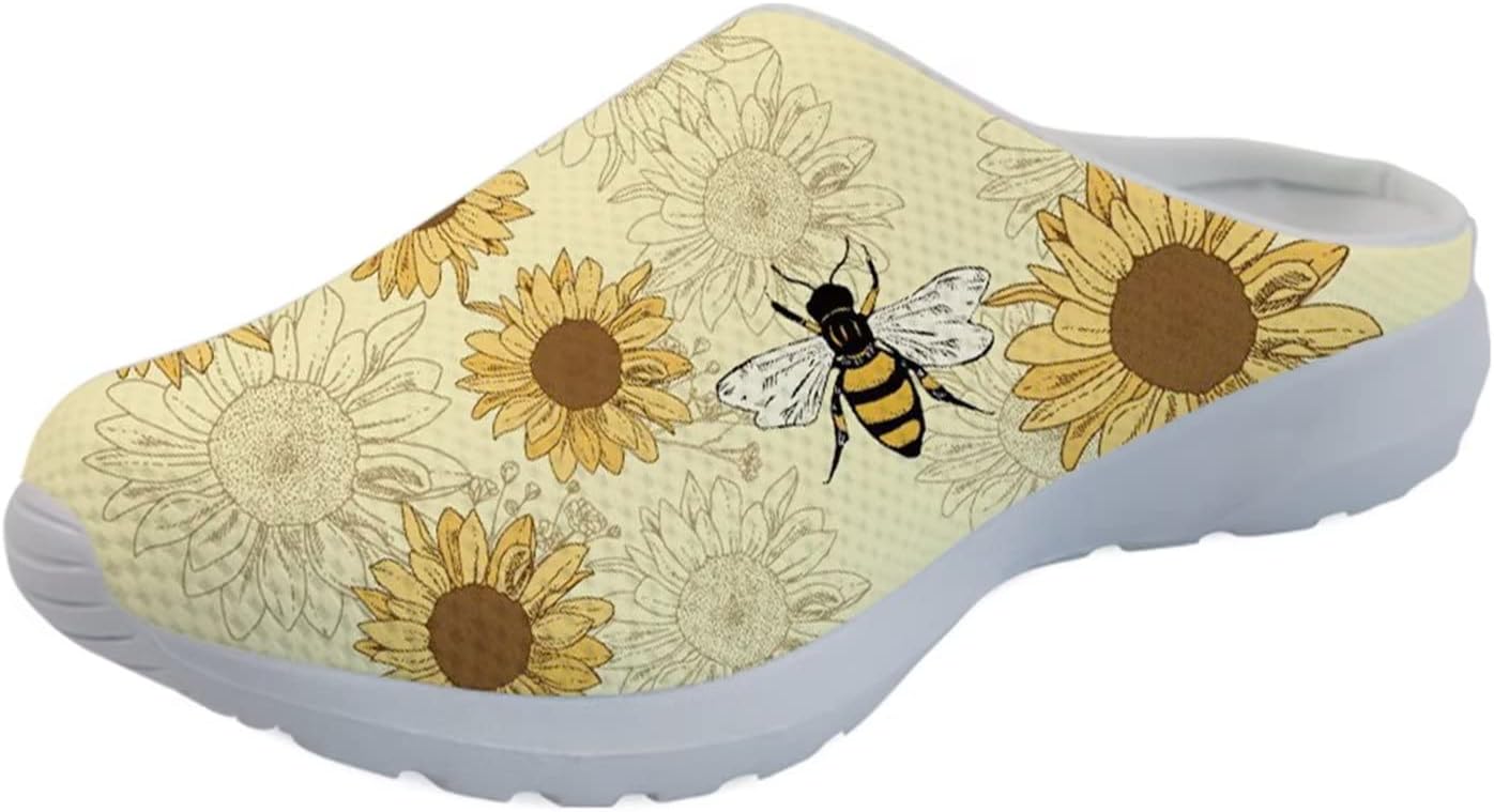 Женские слипоны-мюли Forchrinse Black Bat Cobweb, мужские садовые сабо, сетчатые прогулочные туфли для повседневной носки, работы и спортзала, Sunflower Bee
Женские слипоны-мюли Forchrinse Black Bat Cobweb, мужские садовые сабо, сетчатые прогулочные туфли для повседневной носки, работы и спортзала, Sunflower Bee