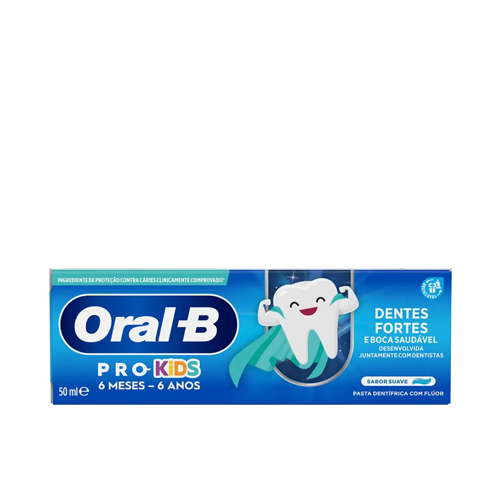 Зубная паста Pro kids 0-6 años pasta dentífrica Oral-B, 50 мл.
Зубная паста Pro kids 0-6 años pasta dentífrica Oral-B, 50 мл.