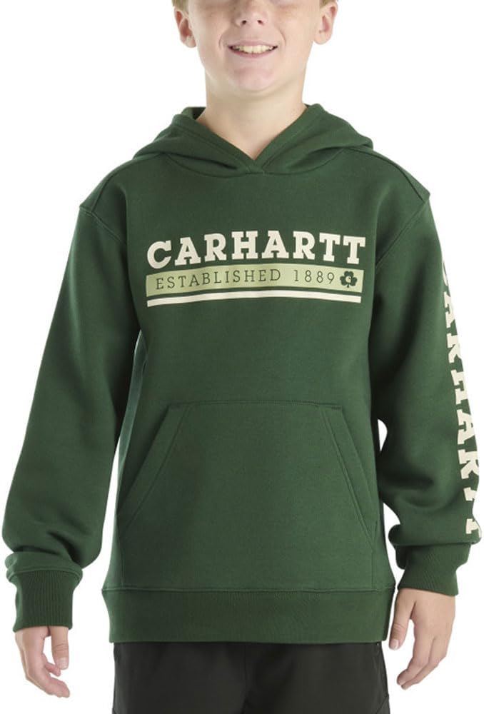 Carhartt детская CA6709 толстовка с длинным рукавом и принтом ко Дню Святого Патрика, Mountain View
Carhartt детская CA6709 толстовка с длинным рукавом и принтом ко Дню Святого Патрика, Mountain View