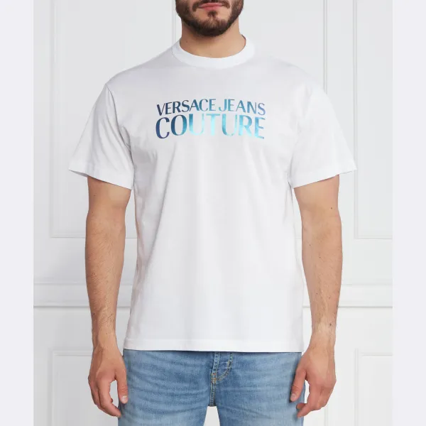 Футболка стандартного кроя Versace, белый
Футболка стандартного кроя Versace, белый