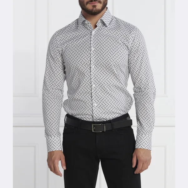 Рубашка приталенного кроя H Hank s Kent C Boss, белый
Рубашка приталенного кроя H Hank s Kent C Boss, белый