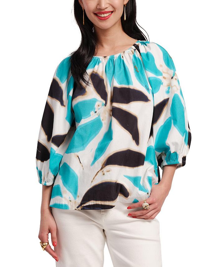 Блузка Bliss Top с принтом "Банановый лист" Frances Valentine, синий
Блузка Bliss Top с принтом "Банановый лист" Frances Valentine, синий