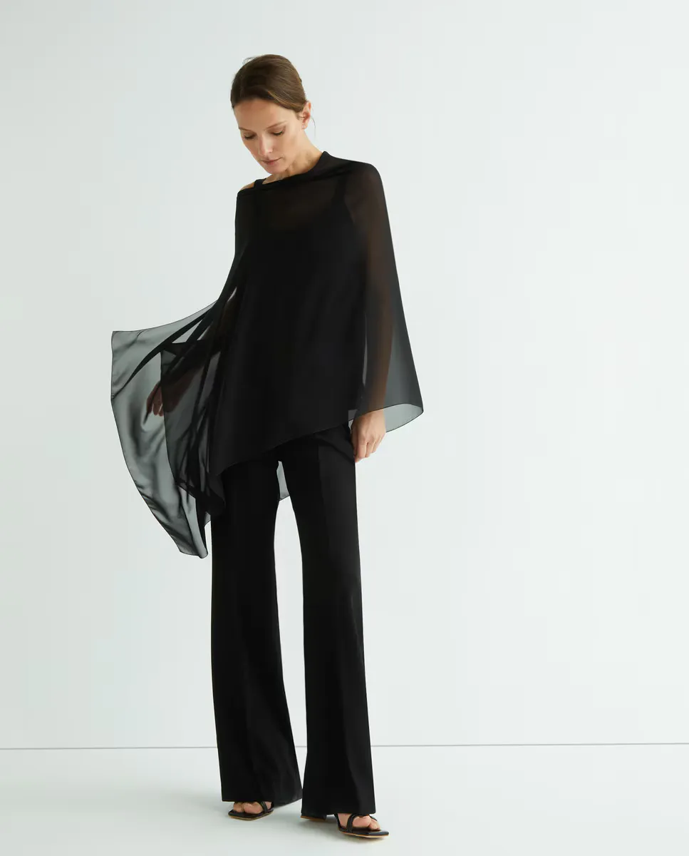 Однотонная черная накидка для вечеринки Banarassi, черный
Однотонная черная накидка для вечеринки Banarassi, черный