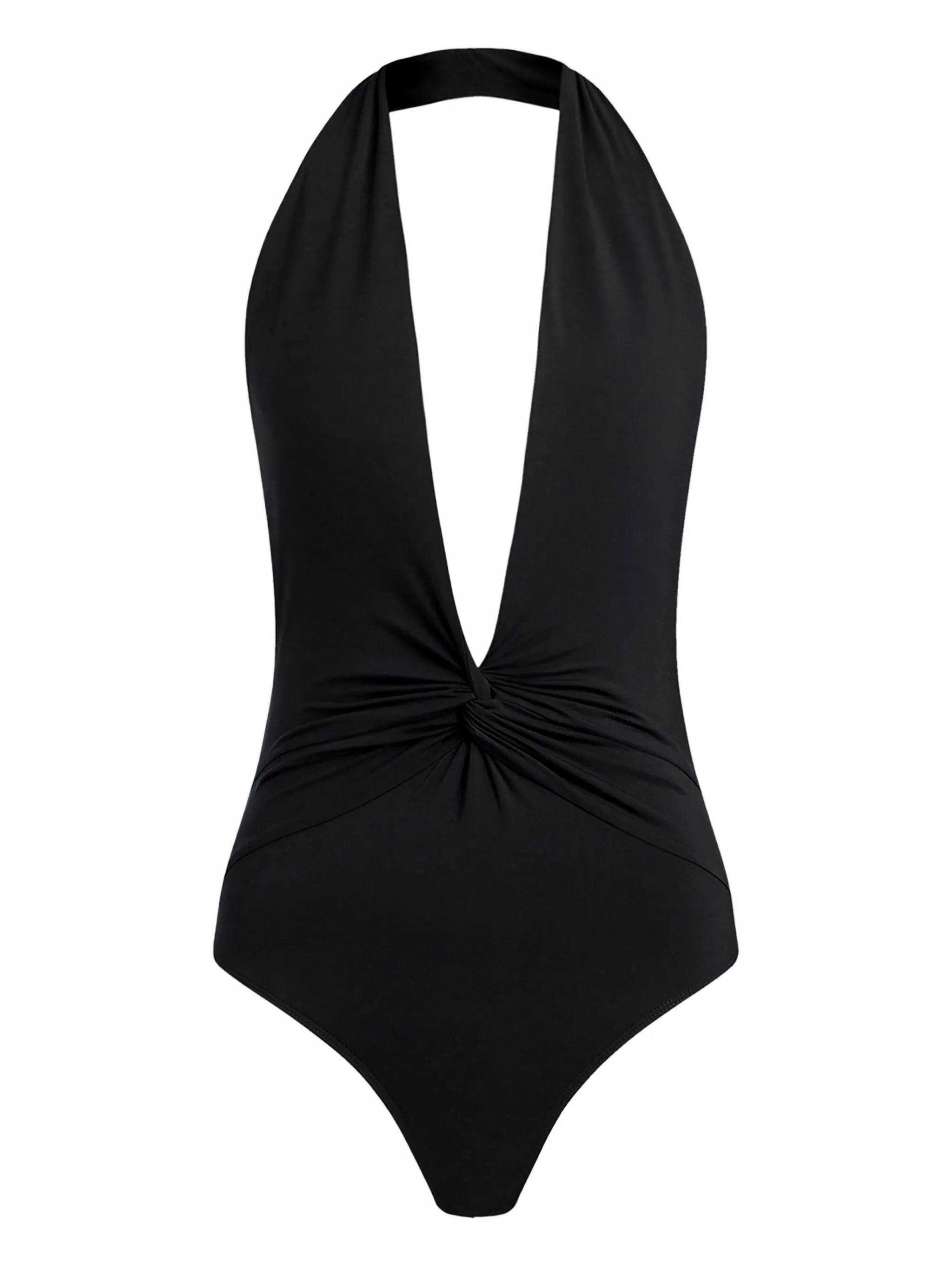 Боди с вырезом халтер 12 Storeez, черный
Боди с вырезом халтер 12 Storeez, черный