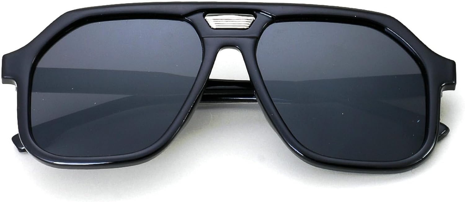 Модные квадратные солнцезащитные очки для женщин, винтажные солнцезащитные очки с двойным градиентом для мужчин, солнцезащитные очки-пилот для активного отдыха с защитой от УФ-излучения mincl, Black
Модные квадратные солнцезащитные очки для женщин, винтажные солнцезащитные очки с двойным градиентом для мужчин, солнцезащитные очки-пилот для активного отдыха с защитой от УФ-излучения mincl, Black