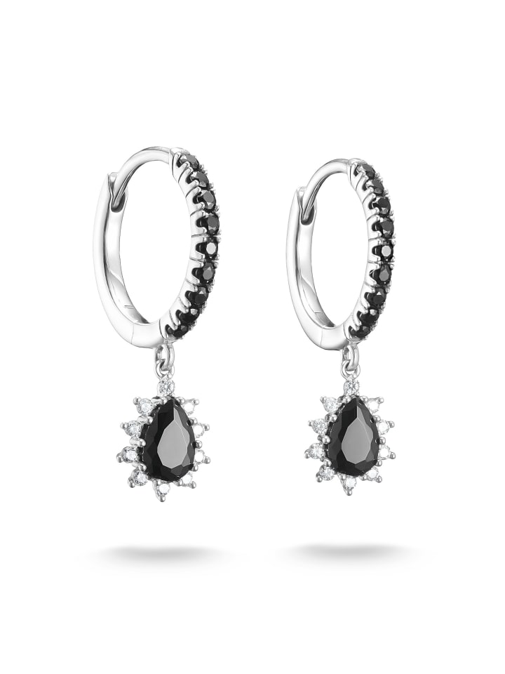 Thomas Sabo Серьги-кольца True Romance с подвеской из кубического циркония, серебристого, черного и белого цвета
Thomas Sabo Серьги-кольца True Romance с подвеской из кубического циркония, серебристого, черного и белого цвета