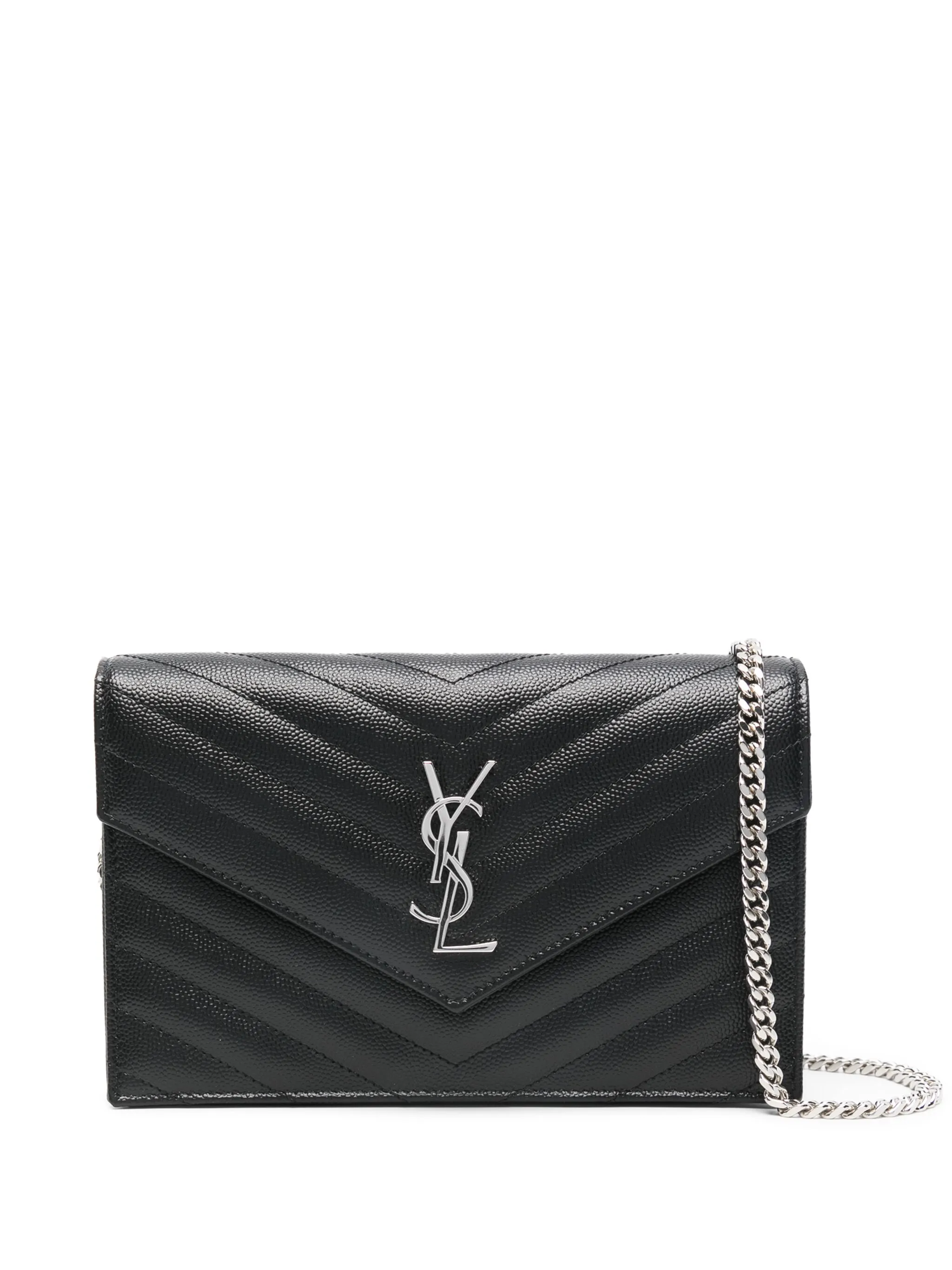 Клатч с узором шеврон Saint Laurent, черный
Клатч с узором шеврон Saint Laurent, черный
