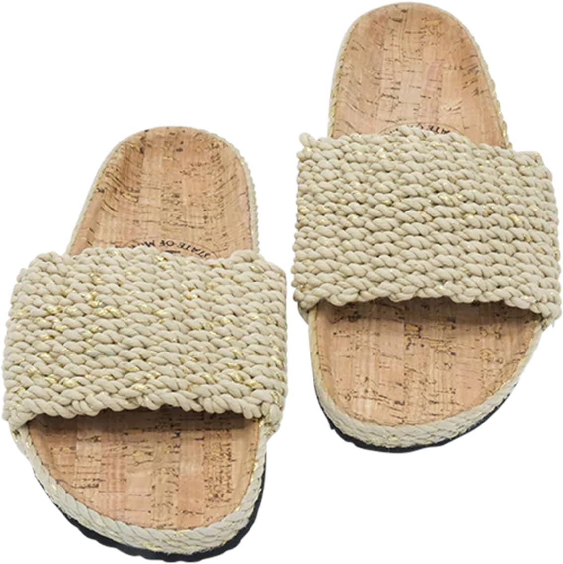 Шлепанцы Nomadic State of Mind с пробковой стелькой, с поддержкой свода стопы, легкие ручной работы из экологичной веревки, унисекс для мужчин и женщин (золотой блеск)
Шлепанцы Nomadic State of Mind с пробковой стелькой, с поддержкой свода стопы, легкие ручной работы из экологичной веревки, унисекс для мужчин и женщин (золотой блеск)