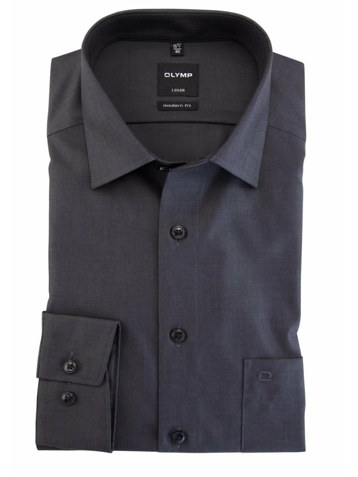 Рубашка OLYMP , антрацит
Рубашка OLYMP , антрацит