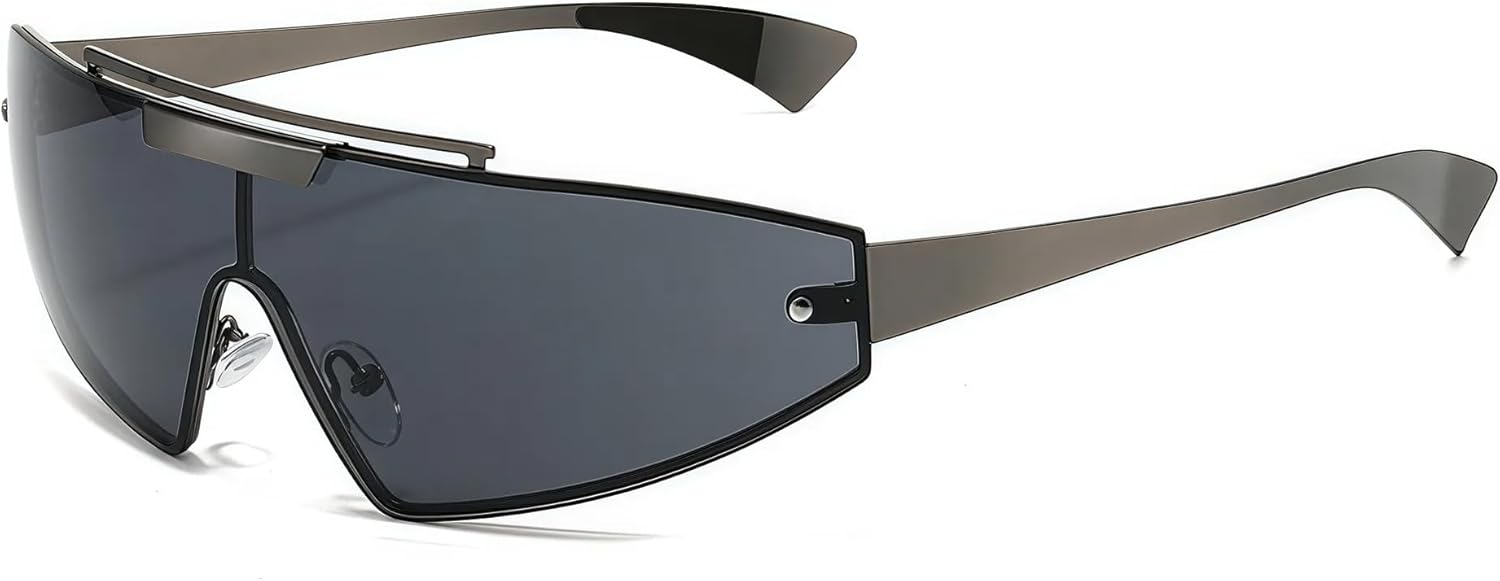 Роскошные солнцезащитные очки большого размера с интегрированной линзой для женщин, спортивные очки для велоспорта, защита глаз для мужчин, солнцезащитные очки UV400 TKKTLLT, Gun Black
Роскошные солнцезащитные очки большого размера с интегрированной линзой для женщин, спортивные очки для велоспорта, защита глаз для мужчин, солнцезащитные очки UV400 TKKTLLT, Gun Black