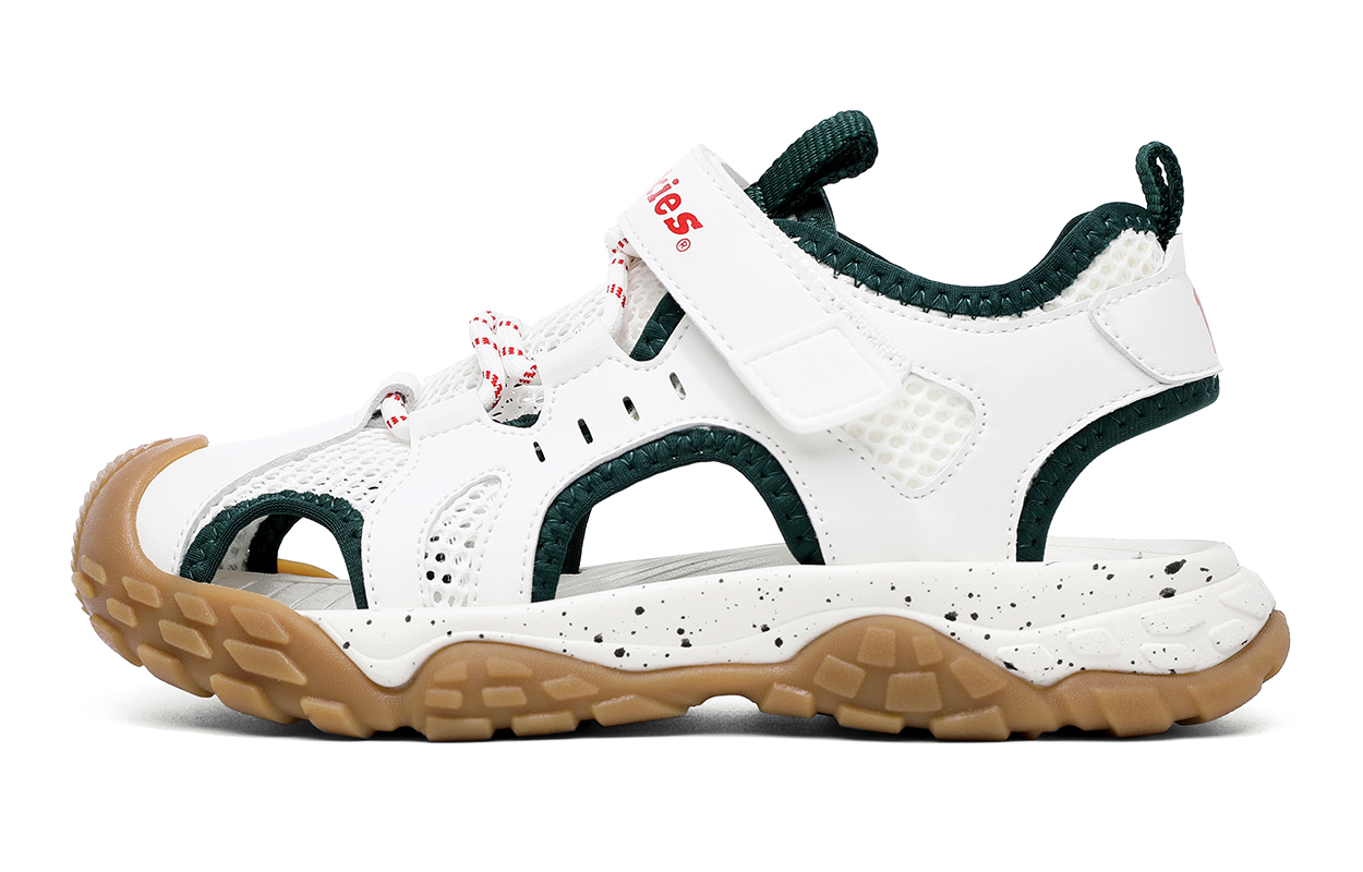 Детские сандалии Dickies бело-коричневые
Детские сандалии Dickies бело-коричневые