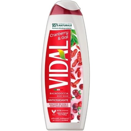 Vidal Гель для душа с ягодами годжи и клюквой 500 мл
Vidal Гель для душа с ягодами годжи и клюквой 500 мл