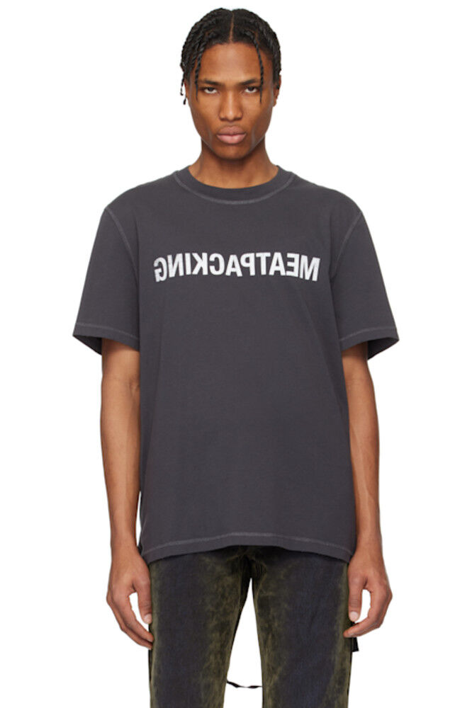 Серая футболка «Meatpacking» Helmut Lang
Серая футболка «Meatpacking» Helmut Lang