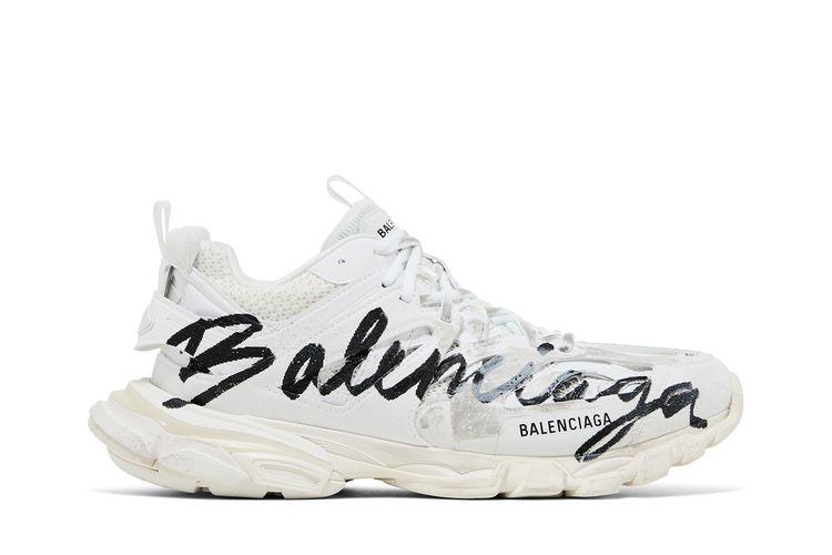 Кроссовки Balenciaga Track Sneaker 'Signature - White', белый 
Кроссовки Balenciaga Track Sneaker 'Signature - White', белый