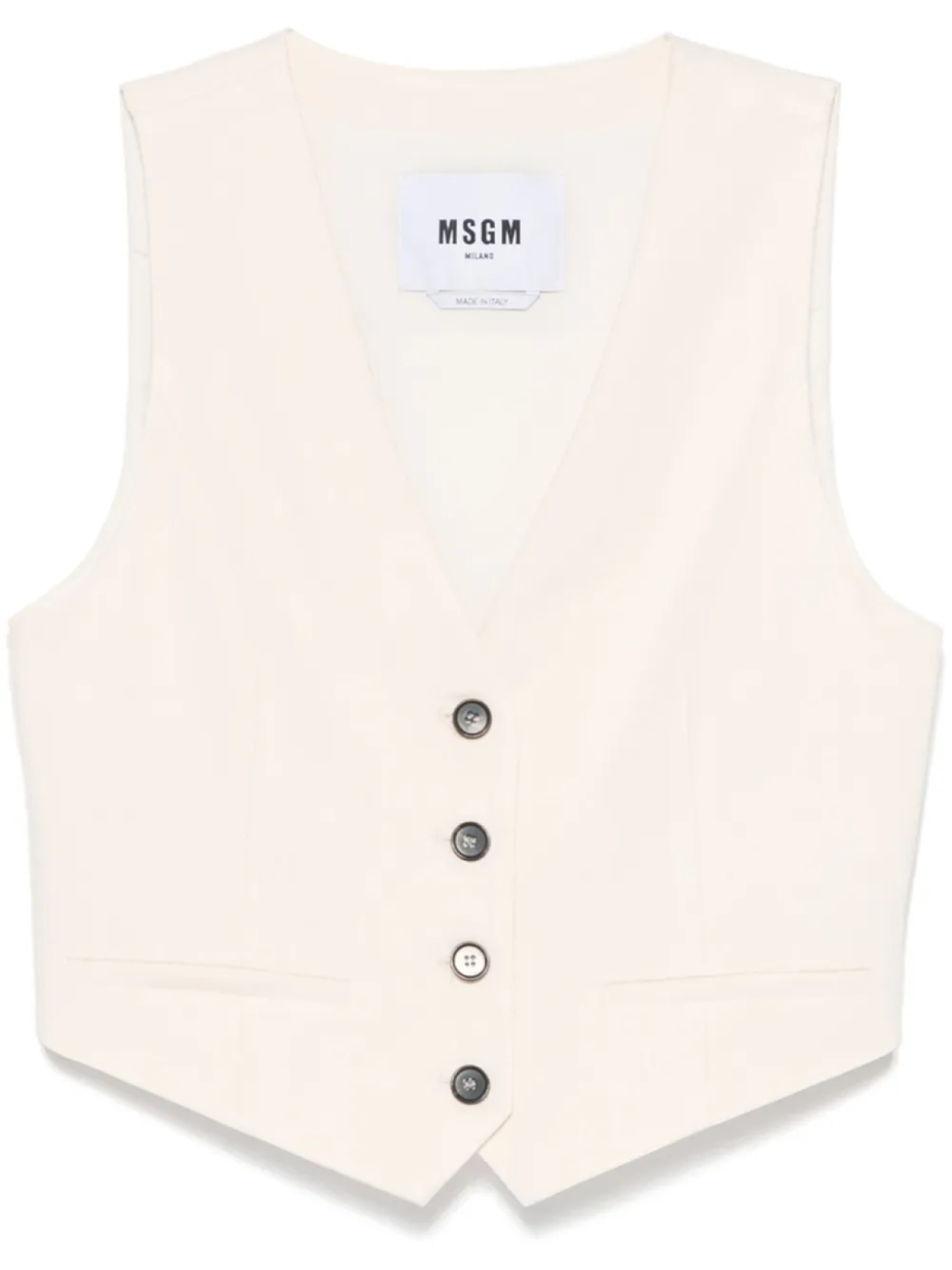 Жилет MSGM с текстурой slub, нейтральный
Жилет MSGM с текстурой slub, нейтральный