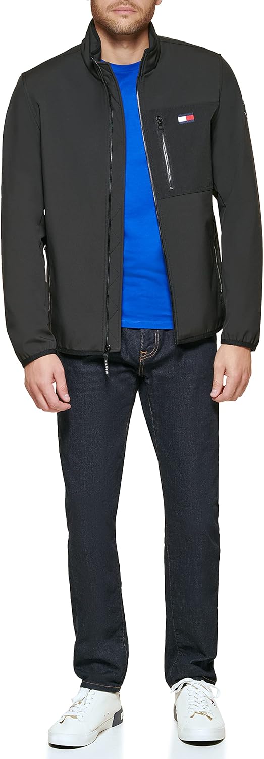 Мужская куртка Tommy Hilfiger Active Soft Shell, Black Tech Pocket
Мужская куртка Tommy Hilfiger Active Soft Shell, Black Tech Pocket