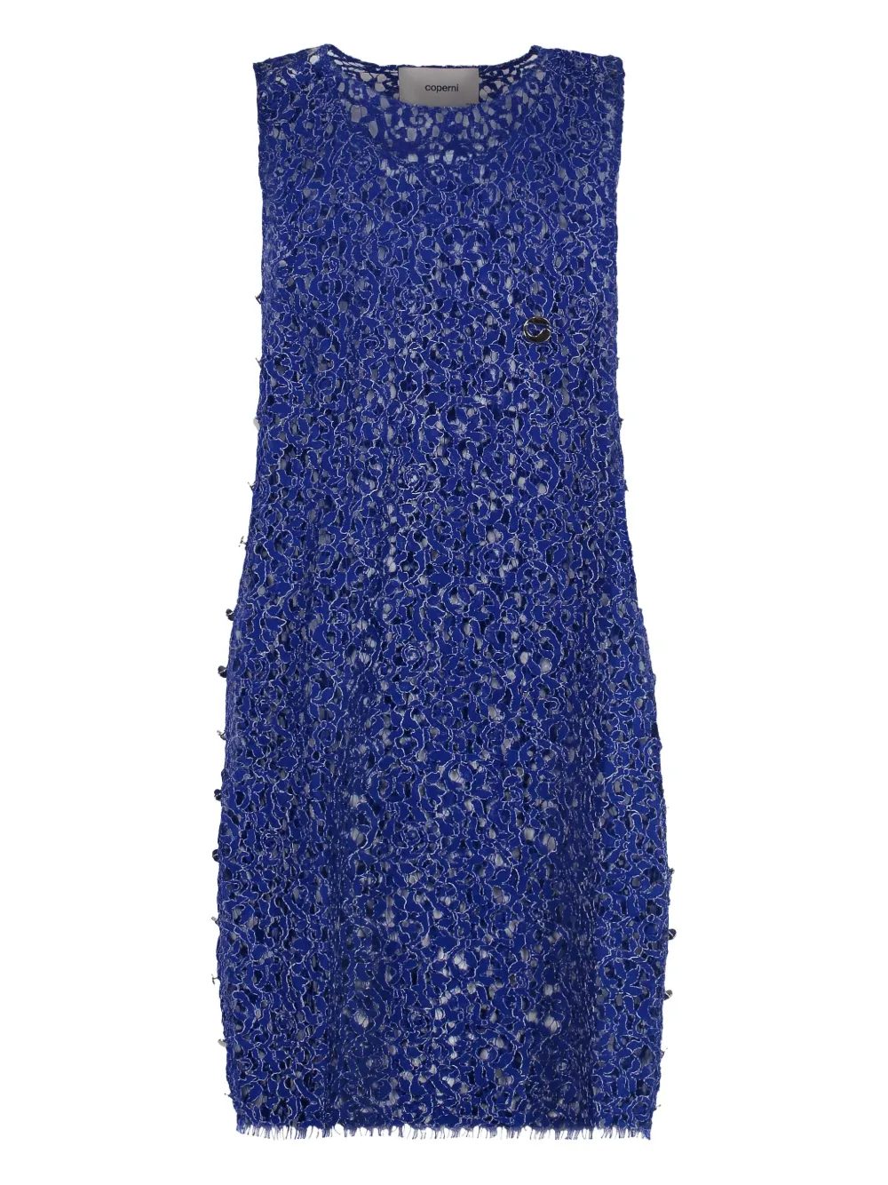 Кружевное платье мини с цветочным узором COPERNI, синий
Кружевное платье мини с цветочным узором COPERNI, синий