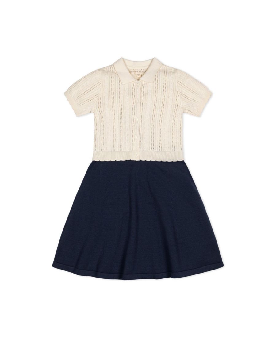 Детское органическое платье-свитер с короткими рукавами в стиле французской школьницы для девочек Hope & Henry, Ivory cable navy colorblock
Детское органическое платье-свитер с короткими рукавами в стиле французской школьницы для девочек Hope & Henry, Ivory cable navy colorblock