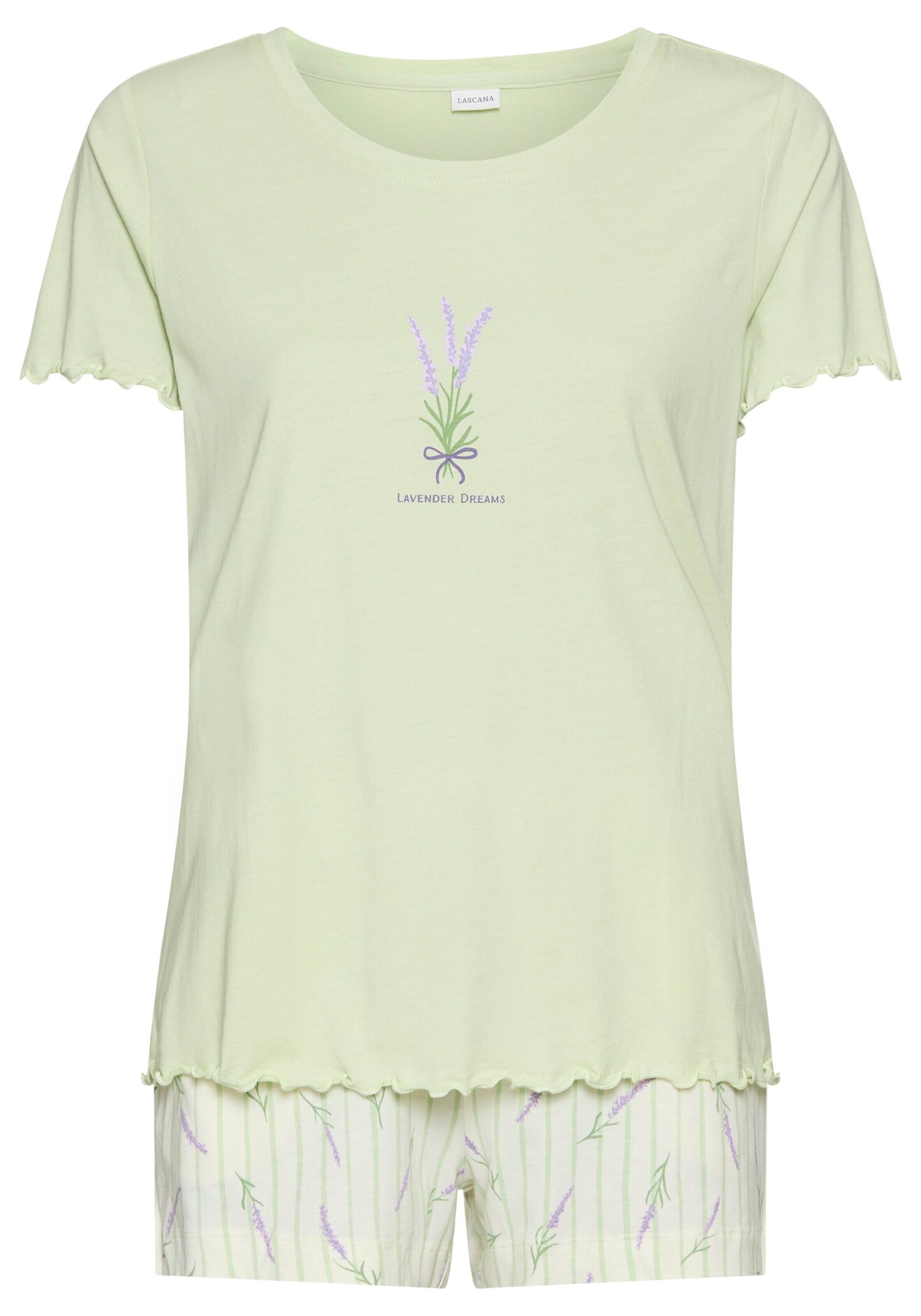 LASCANA Пижама в пастельно-зеленом, светло-зеленом цвете
LASCANA Пижама в пастельно-зеленом, светло-зеленом цвете
