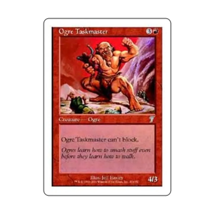 CCG Огр-надсмотрщик (U), MTG - 7th Edition
CCG Огр-надсмотрщик (U), MTG - 7th Edition